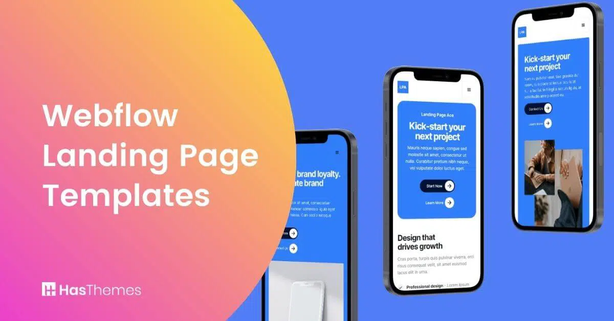Webflow Landing Page Templates