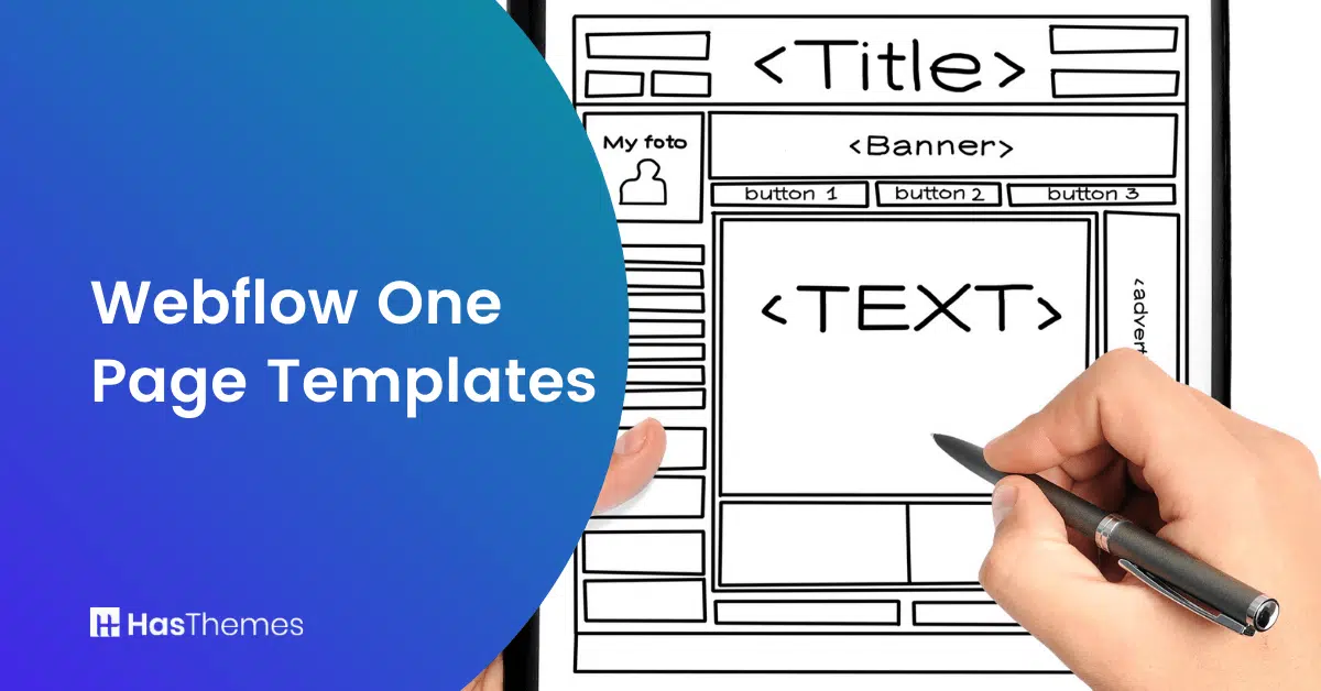 Webflow One Page Templates