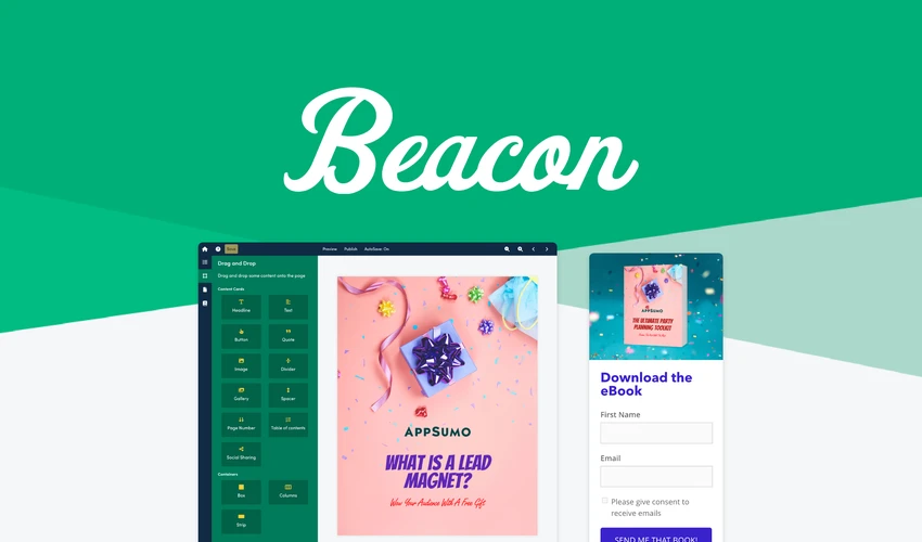 Beacon - Boost conversion rates and generate more leads with lead magnets