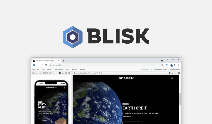 Blisk - Run Mobile Test or Cross-Device Test