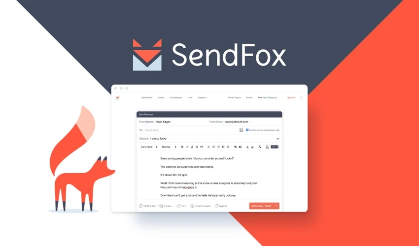 SendFox - Free Marketing Tools for Content Creators