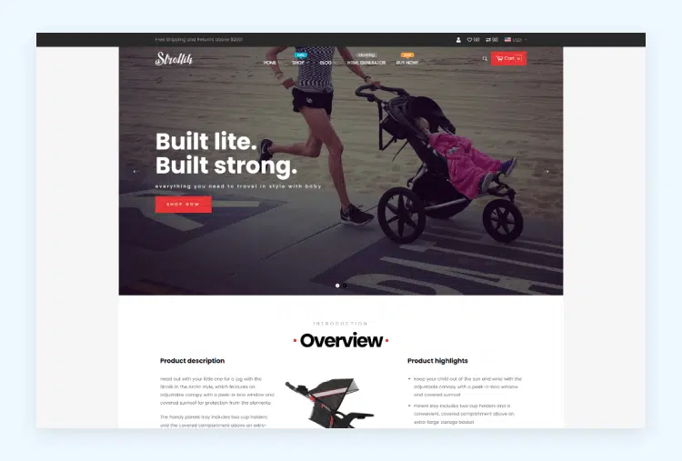 Ap Strollik - Flexible Single Product E-commerce Shopify Theme