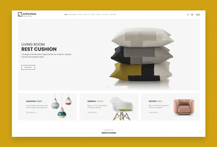ArtFurniture – Furniture eCommerce Template