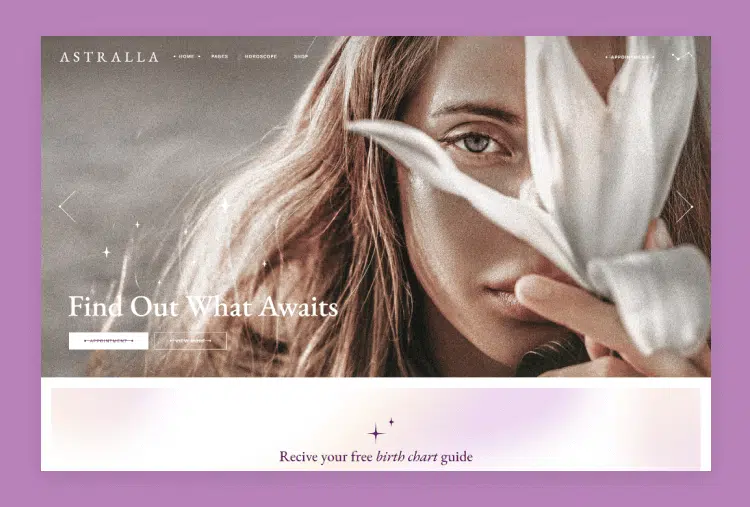 Astralla - Horoscope and Astrology Theme