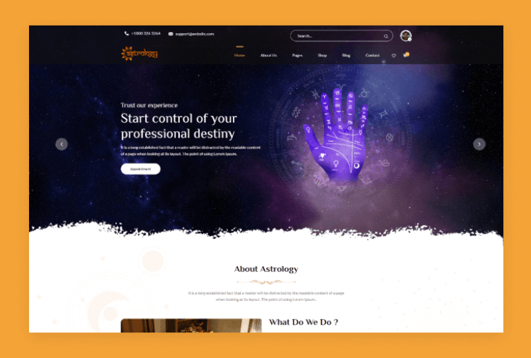 Web Design Atrologie 10 Astrology Website Templates to Help You Create the Perfect Site ...