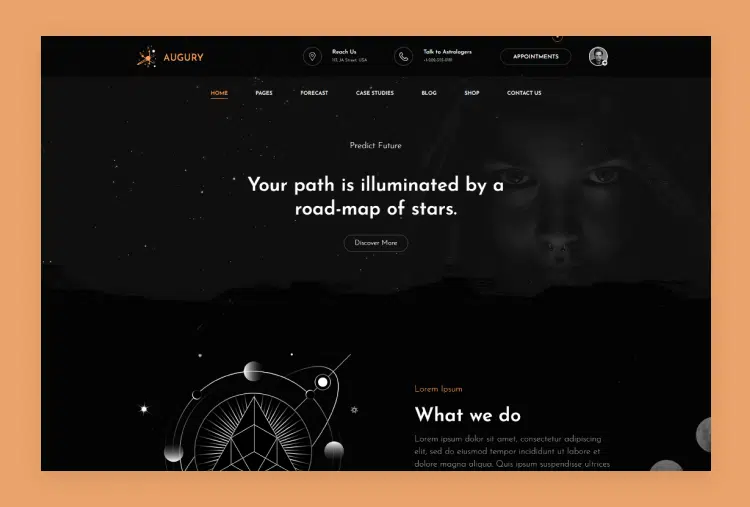 Augury | Horoscope and Astrology WordPress Theme