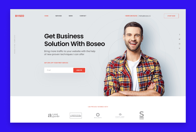 Boseo - SEO & Digital Marketing HTML Template