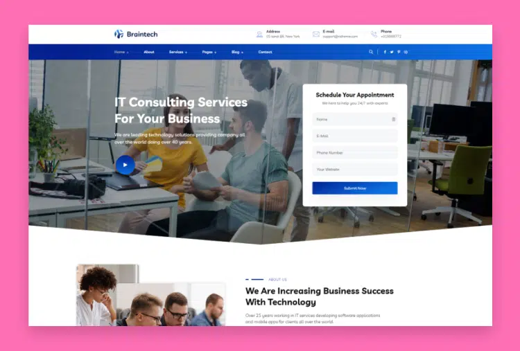 Braintech - Technology & IT Solutions HTML Template