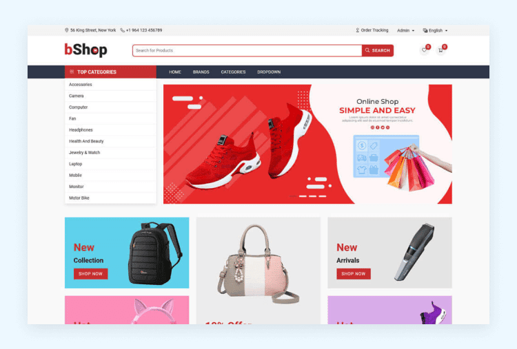 bShop - Multivendor eCommerce Shopping Platform