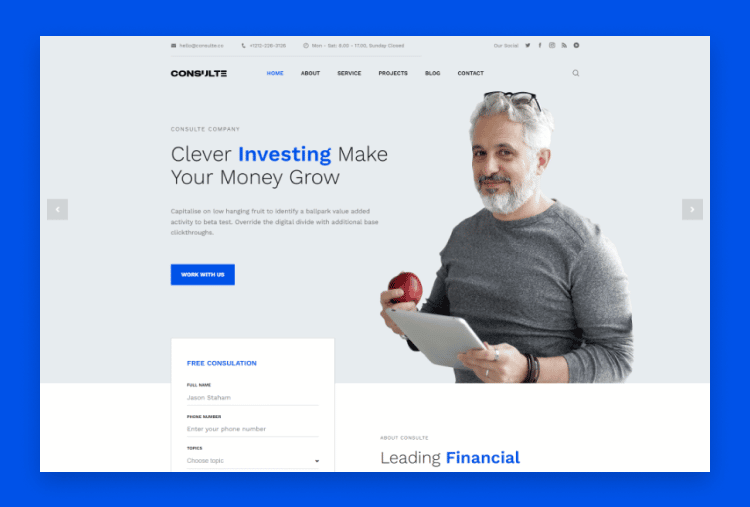 Consulte - Consulting Finance HTML Template