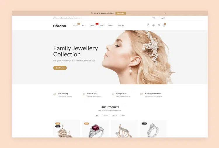 Corano Shopify Theme