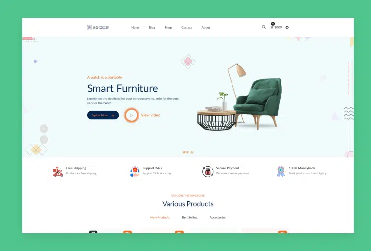 Dkoor - Home Decor & Furniture Shopify Theme