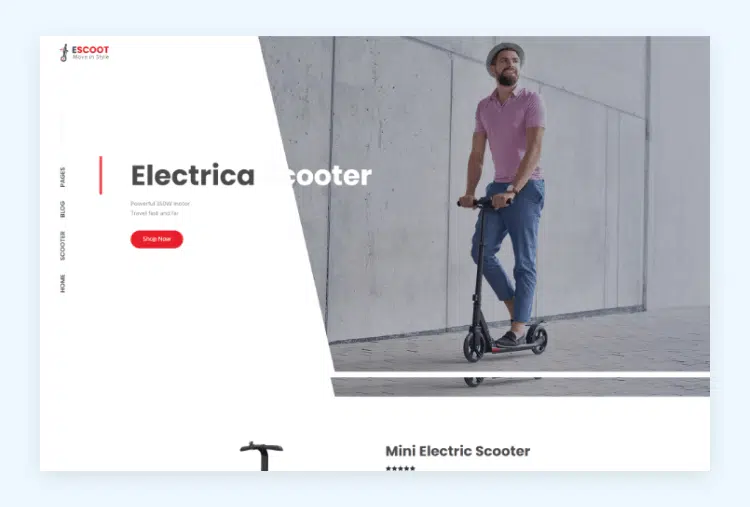 Escoot - Single Product Shopify Theme