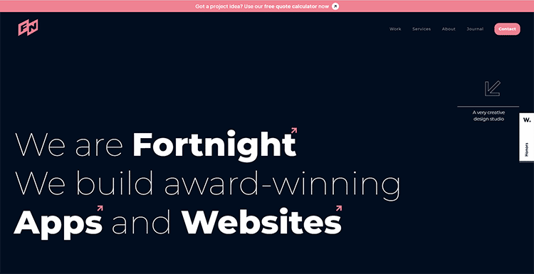 Fortnight Web Design Companies in UK