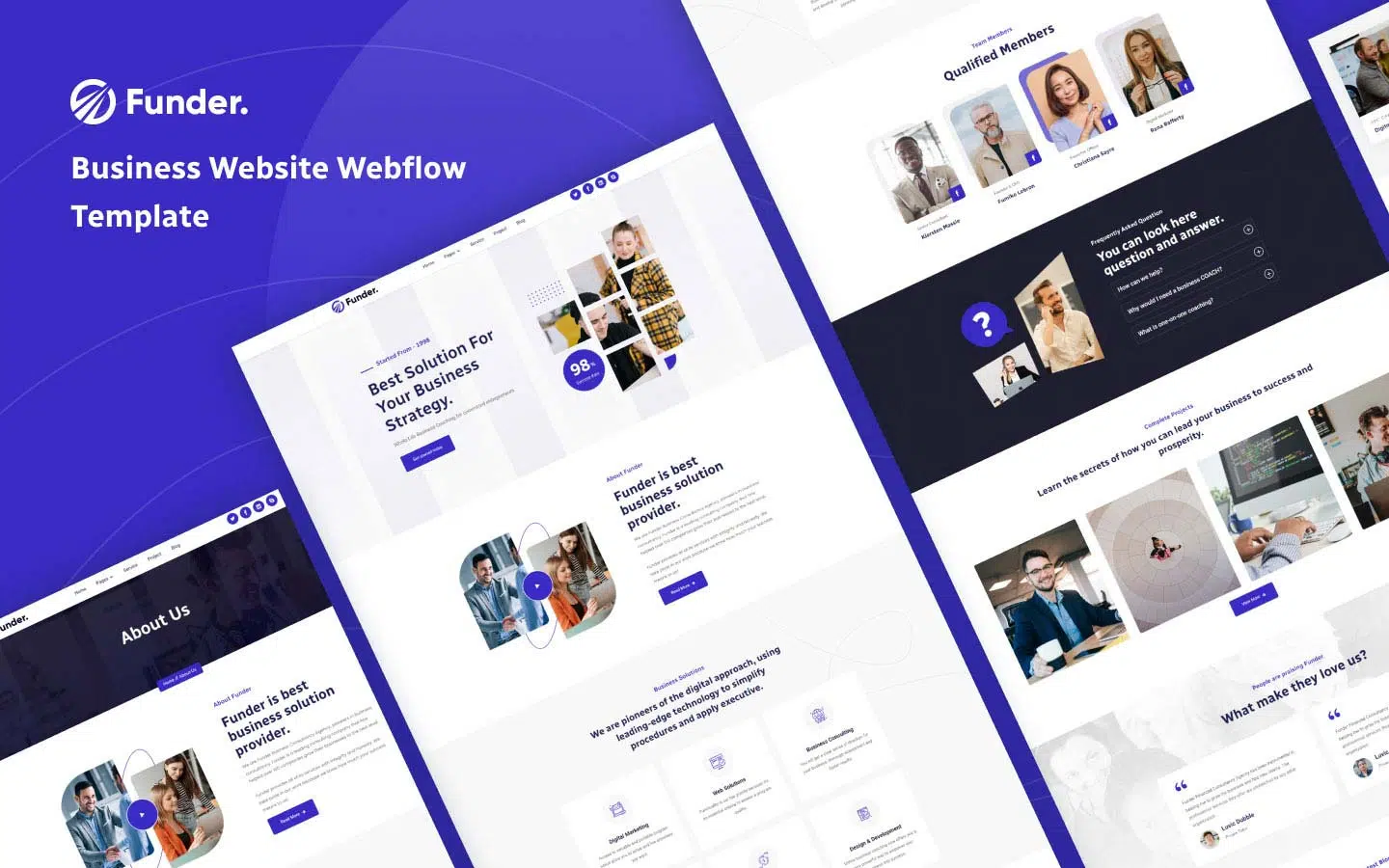 Funder - Agency Webflow template