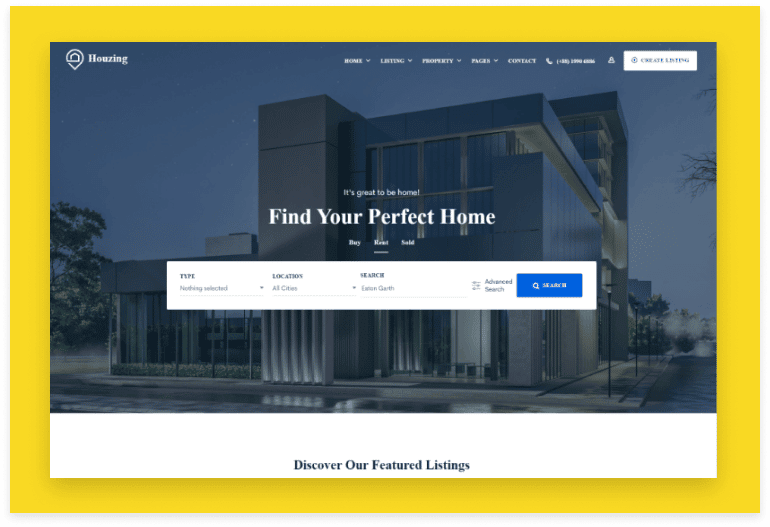 Houzing - Real Estate HTML Template