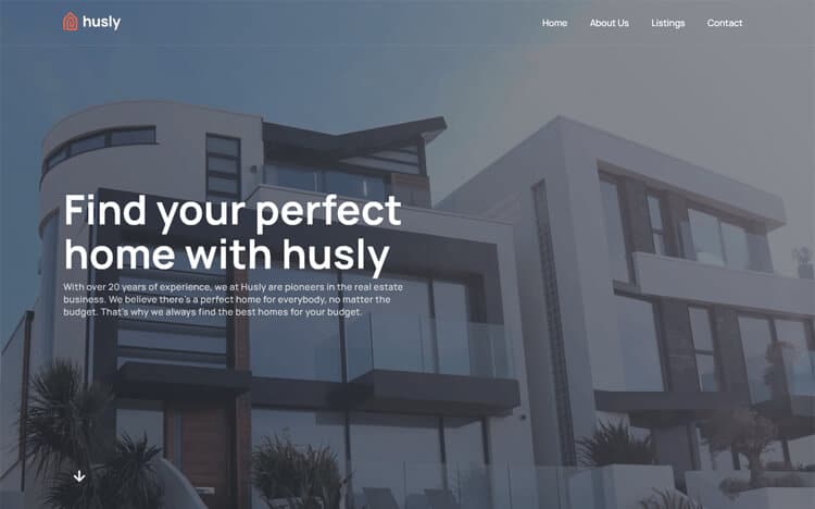 Husly - Real Estate Webflow Template