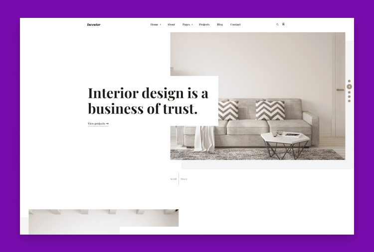 Inventor - Architechture and Furniture Interior HTML5 Template