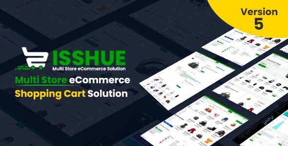 Isshue - Multi-Store eCommerce Shopping Cart Solution