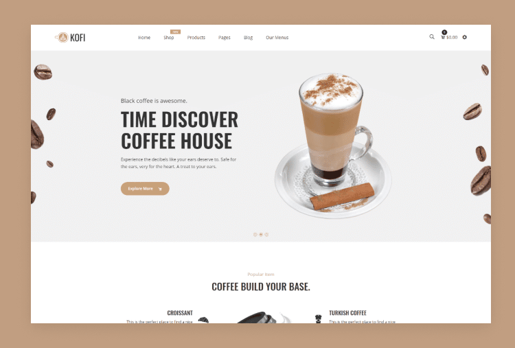 Kofi - Coffee Shop Shopify Theme