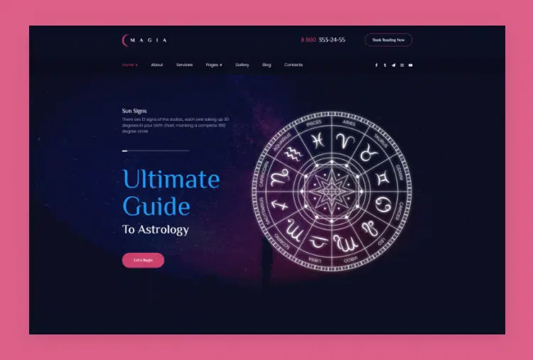 Magia - Astrologist WordPress Theme