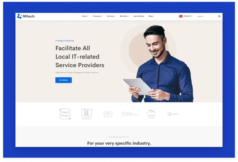 Mitech - React Gatsby Technology & Blog Template