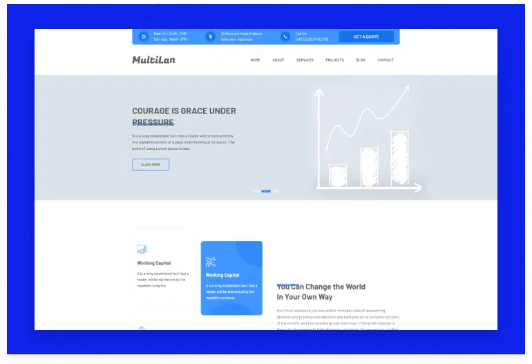Multilan || React & Redux - Multipurpose Creative Landing Page Template