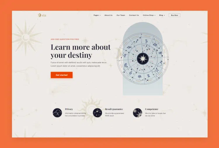 Mysta - Astrology & Numerology WordPress Theme