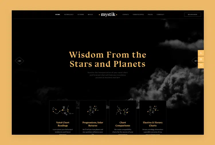 Mystik | Astrology & Esoteric Horoscope Fortune Telling WordPress Theme + RTL
