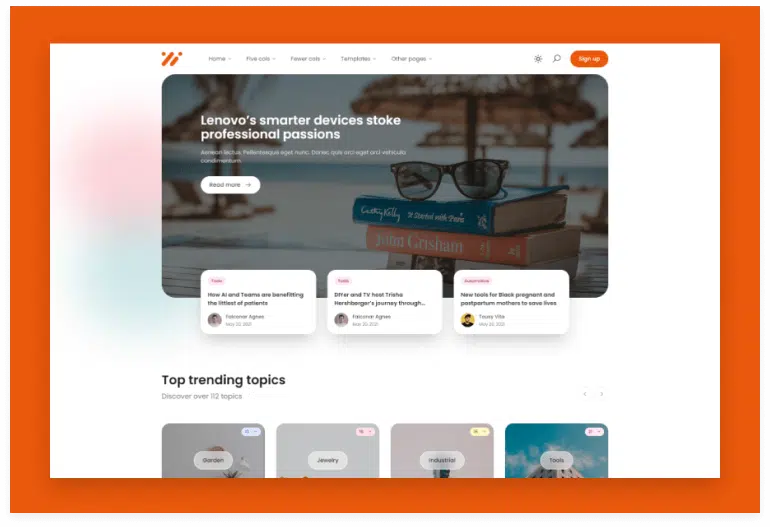 Ncmaz - Blog Magazine React Template