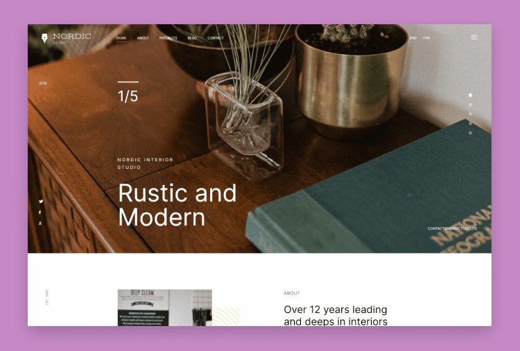 Nordic - Interior Design Bootstrap 5 Template
