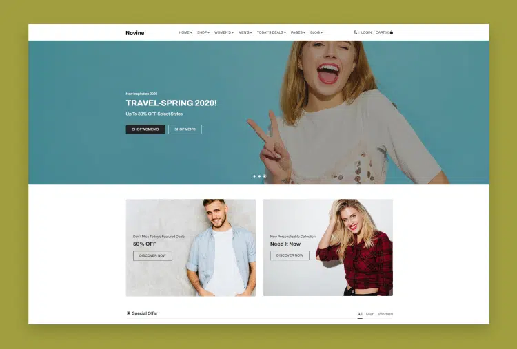 Novine - React Next eCommerce Templates