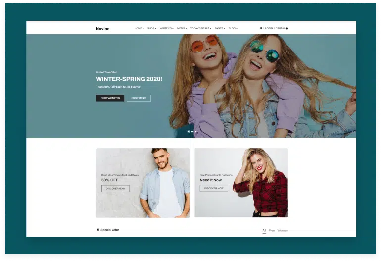 Novine - React Next eCommerce Templates
