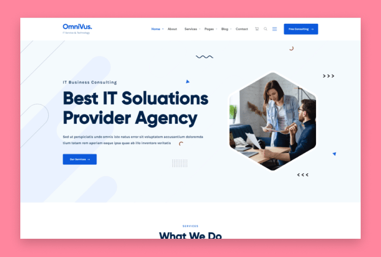 Omnivus - IT Solutions & Digital Services HTML5 Template