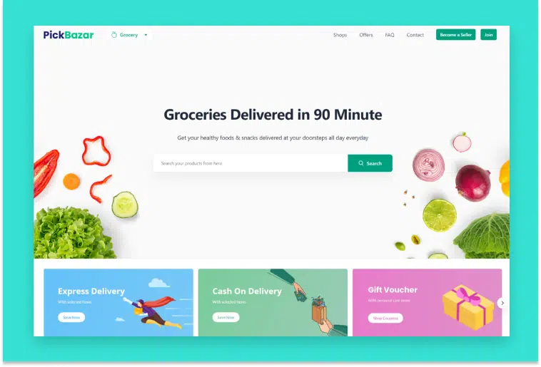 Pickbazar - React GraphQL Ecommerce Template