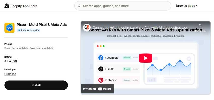 Pixee- Meta Pixel Shopify App