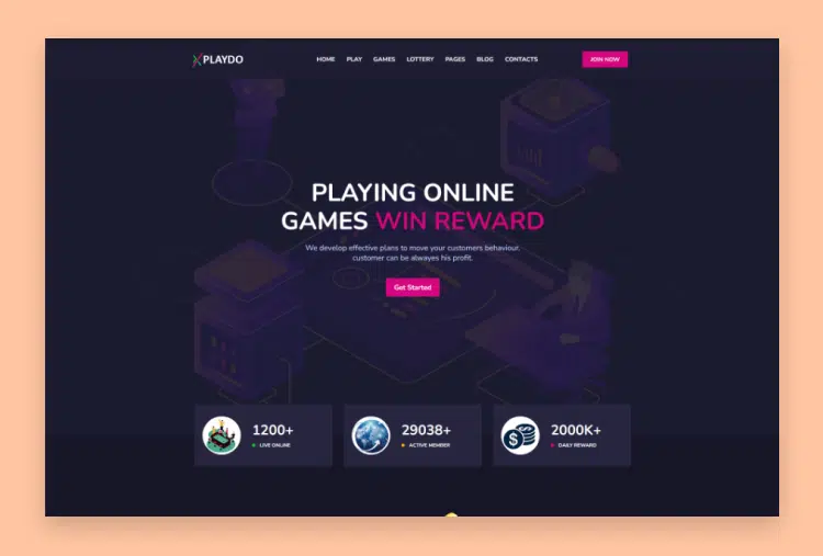 Playdo - Online Gaming HTML Template