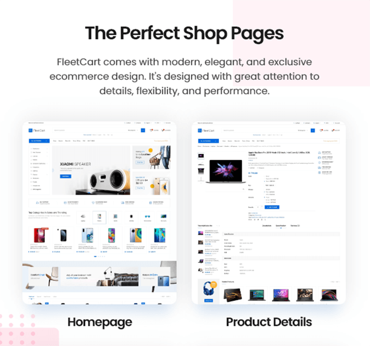 Product page  