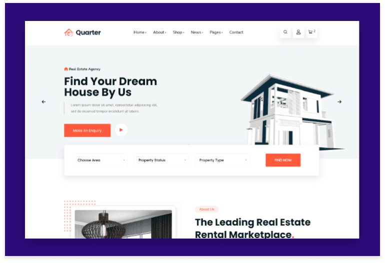 Quarter - Real Estate HTML Template