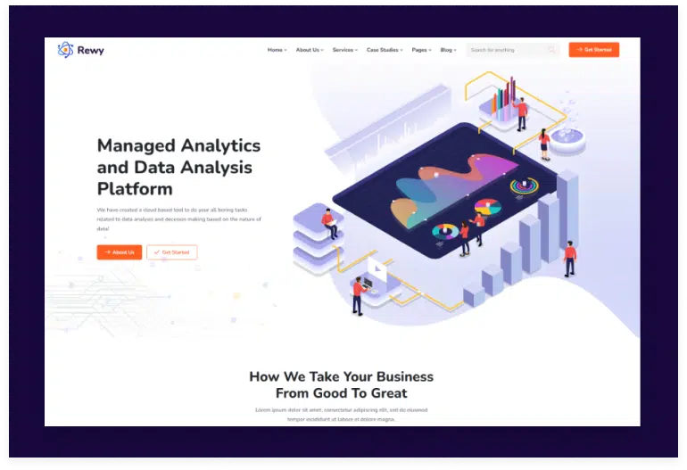 Rewy - Gatsby React IT Startup & Technology Template