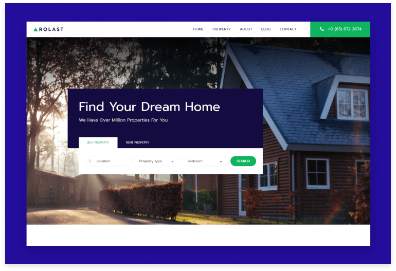 Rolast - Professional Property Listing Website Template 