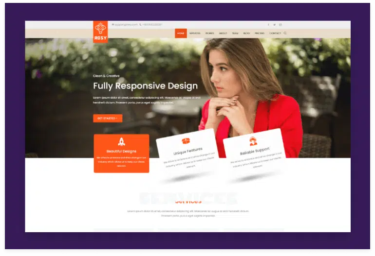 Rosy | React Multi-Purpose Template