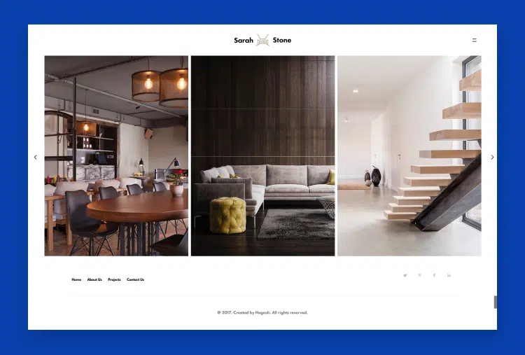 SarahStone - furniture HTML template