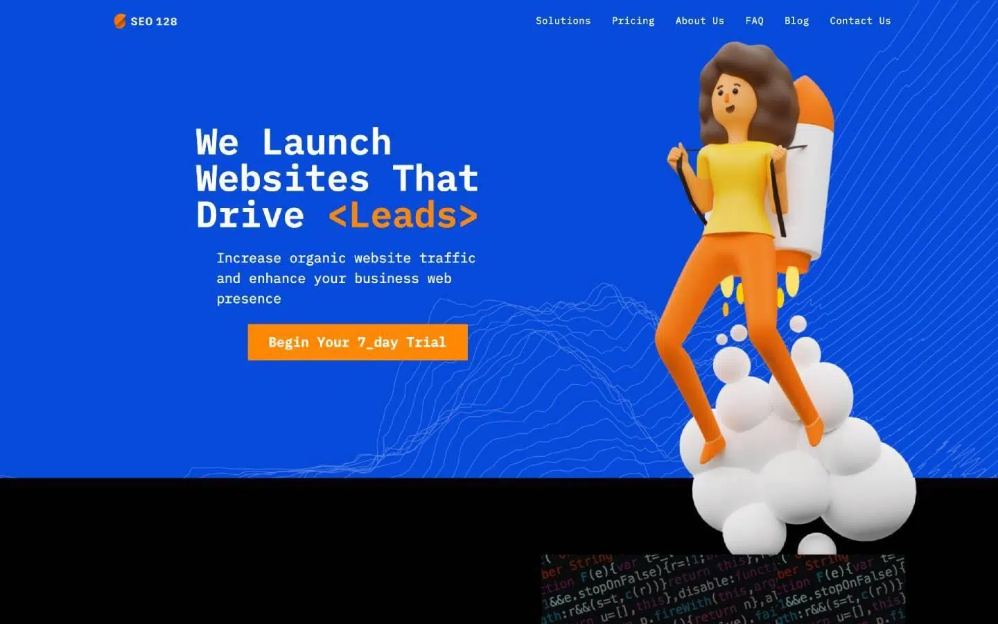 SEO 128 - Agency Webflow template