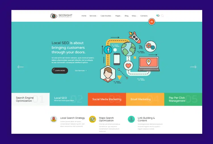 Seosight - SEO, Digital Marketing Agency HTML Template