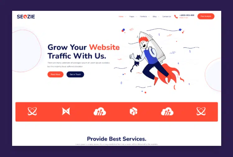 Seozie - SEO & Digital Marketing HTML5 Template