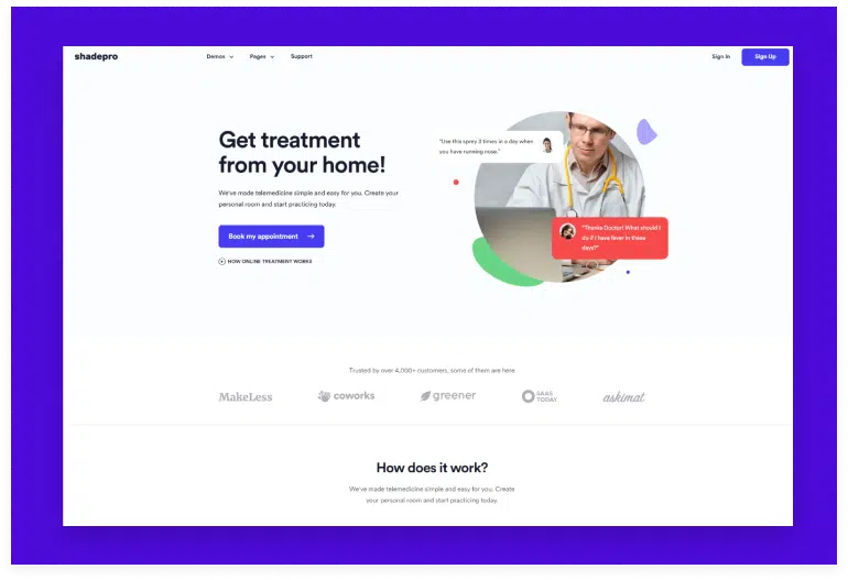 ShadePro - React Gatsby & Next Landing Page Template