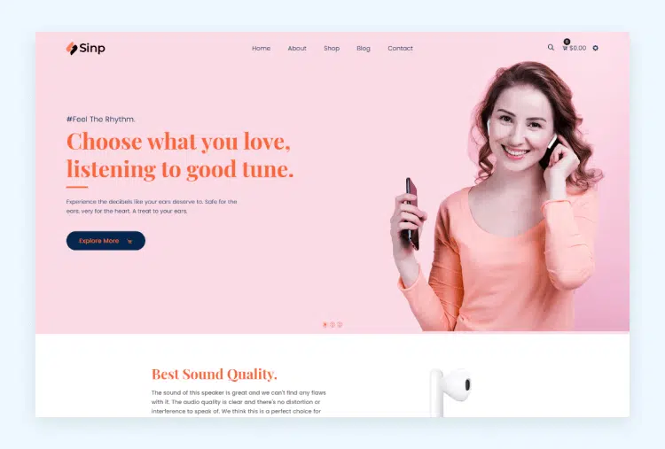 Sinp - Single Product Shop Shopify Theme