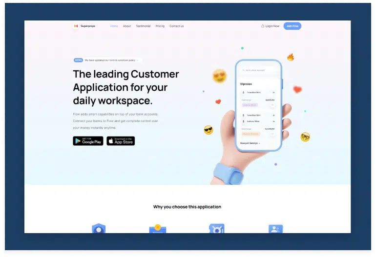 SuperProps - React Next Landing Page Templates