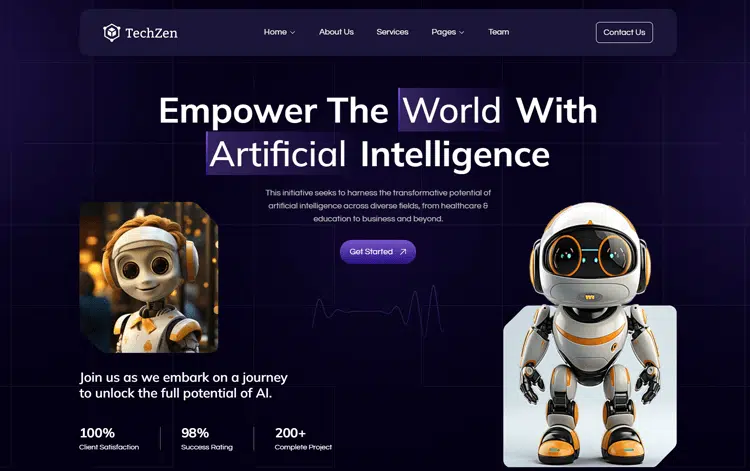 TechZen - Startup Website Template